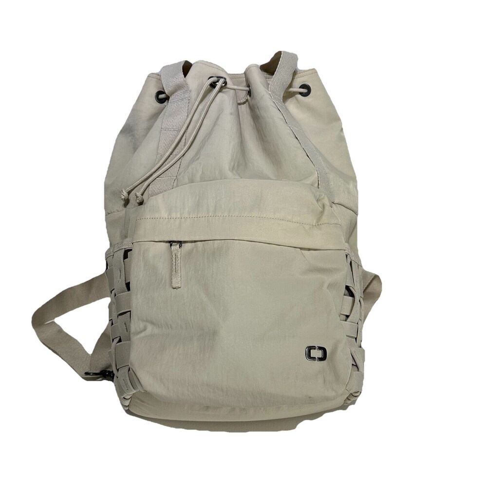 OGIO Cream Drawstring Duffel Backpack